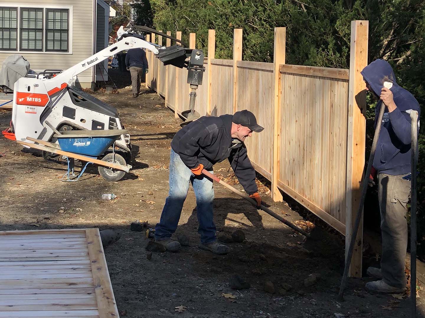 Commercial security fencing installed in Merrimack Valley, Massachusetts