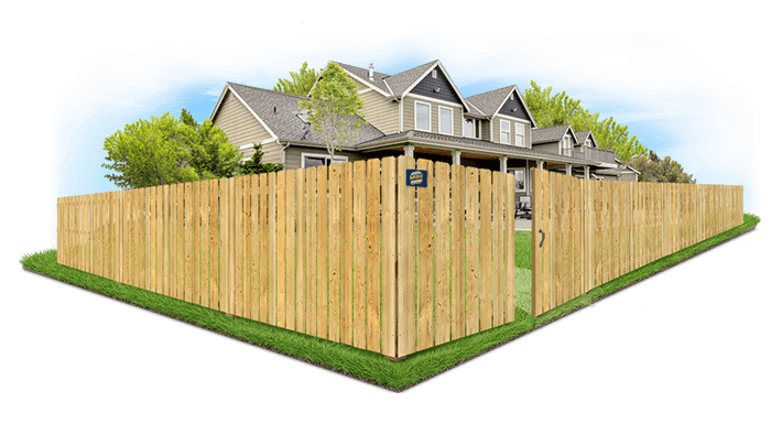 Imperial Fence crew installing a residential fence in Tewksbury, Massachusetts